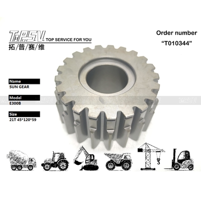 094-6432 Motor Gigi Matahari Perjalanan Excavator E300B Tahan Lama 2 Tahap Dengan Pengurang Planet Daya Tahan Tinggi