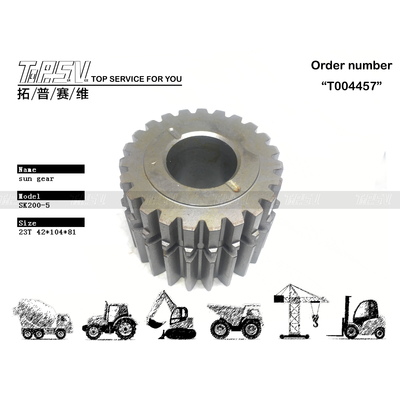 YN32W01006P1 Penggerak Motor Hidrolik SK200-5 Excavator Swing 2 Tahap Sun Gear untuk Sistem Transmisi Excavator di Bengkel Perbaikan Mesin