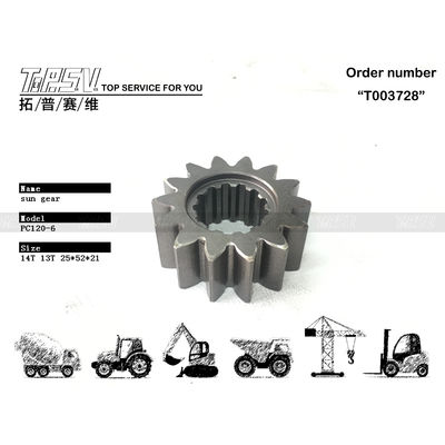 203-26-61150 Mudah Dipasang PC120-6 Excavator Travel Sun Gear dengan Penggerak Motor Hidrolik Siap Kirim