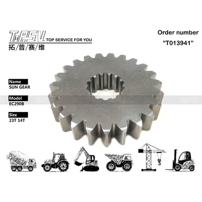 SA7117-38371 Baja Ketahanan Tinggi EC290B Excavator Travel 1 Stage Sun Gear untuk ukuran yang dapat disesuaikan dan tahan lama