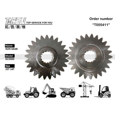VOE14570934 Perawatan Minyak Gear EC290D Excavator Sun Gear Digunakan dalam Mesin Excavator dengan dan Hitam Warna