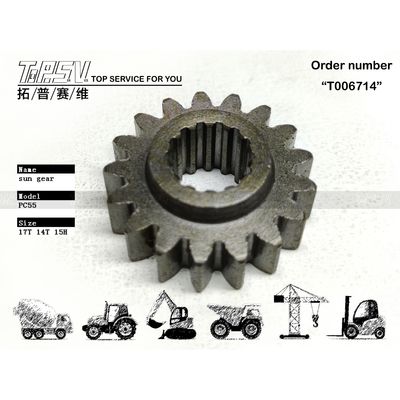 Mudah Dipasang PC55 Excavator Travel Sun Gear Ketersediaan Mudah Dipasang Negara Asal