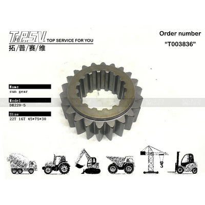 Kemasan Transportasi Kantong Tersegel DH220-5 Excavator Swing 1 Stage Sun Gear untuk Sistem Transmisi Excavator Digunakan Dalam Mesin Excavator