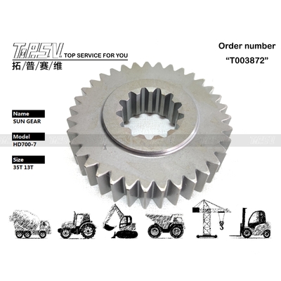 Baja HD700-7 Excavator Swing 1 Stage Sun Gear Hydraulic Motor Drive Kompatibel dengan beberapa model excavator