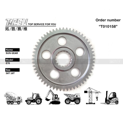 Suku Cadang Gigi Reducer Matahari Ayun Ekskavator Tipe E70 dengan Daya Tahan Tinggi
