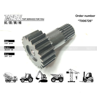 Kemasan Transportasi Gigi Matahari Perjalanan Excavator SK200-6E untuk Berbagai Model Excavator dan Sistem Transmisi