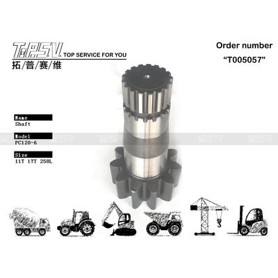 203-26-61220 Daya tahan tinggi lainnya PC120-6 Excavator Swing Pinion Reducer Parts Material baja Desain tahan lama Konstruksi Konstruksi baja