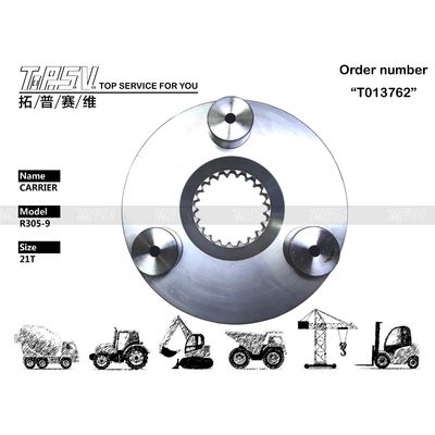 XKAQ-00453+XKAQ-00441 Pengurang Planet R305-9 Peredam Putar Ekskavator 1 Tahap Pembawa Kompatibel dengan Merek dan Model Ekskavator