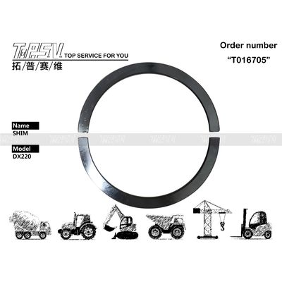 K9007395 DX220 Excavator Travel Shim Spare Parts Electronics Parts for Machinery Repair Shops Fungsi dan Pengolahan Panas