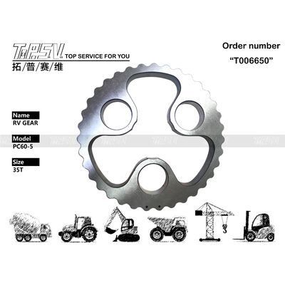 PC60-5 Excavator Travel RV Gear Spare Parts Electronics Parts Made of Steel and Heat Treatment for Durable Performance Bagian elektronik yang terbuat dari baja dan perawatan panas untuk kinerja yang tahan lama
