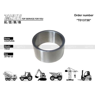 Presisi Tinggi TM18 Excavator Travel 1 Tahap Kopling Suku Cadang AC untuk Sistem Transmisi Tugas Berat