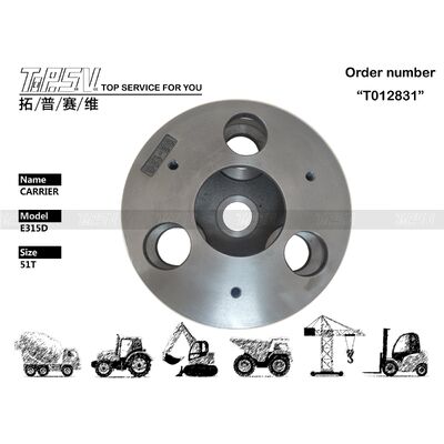 165-5796 Planetary Reducer E315D Excavator Travel 2 Stage Planetary Carrier Kompatibel Dengan Excavator Merek Model Transportasi Kemasan Bag Dealing Kinerja tahan lama