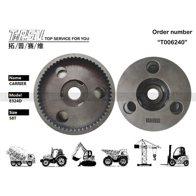 267-6799 Bag Dealt Transport Packaging E324D Excavator Travel 3 Stage Planetary Carrier Struktur baja yang dirancang untuk sektor pertambangan energi Memastikan operasi