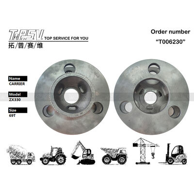 1022198 Gear Meshing ZX330 Excavator Travel 3 Stage Planetary Carrier Kompatibel dengan Excavator Merek Dan Model Transportasi Kemasan Tas Dealed Memastikan Kinerja