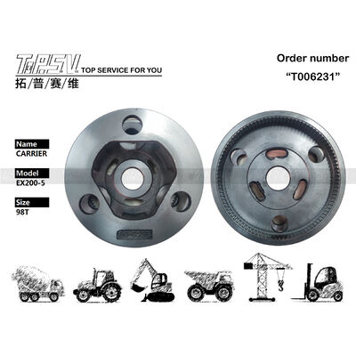 1019147 Kemasan Transportasi Tas yang Ditangani EX200-5 Excavator Travel 3 Stage Carrier yang ditenagai oleh Penggerak Motor Hidrolik yang dioptimalkan untuk mesin penggalian