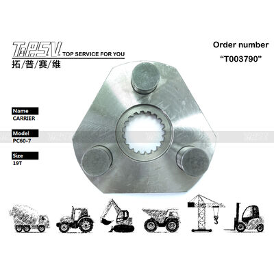 201-26-71121 Reduktor Planet PC60-7 Excavator Swing 1 Stage Planetary Carrier Hydraulic Motor Drive Hitam Warna Komponen Kuat untuk Mesin Excavator