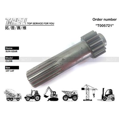 099-0203 Excavator Planetary Gear Sun Gear Untuk Caterpillar E120B 15T 14T