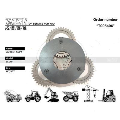 Travel 1 Stage Carrier ASSY Penggali R110-7 TM22 Bermotor Hidraulik Di Stok