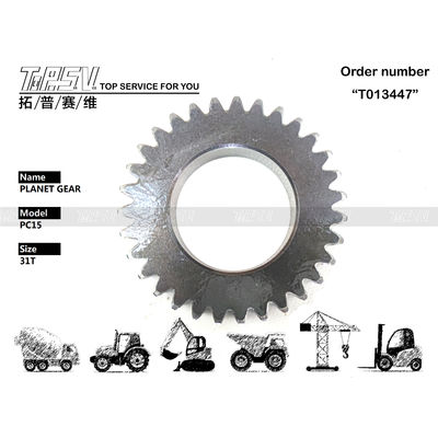 PC15 2Stage Travel Final Drive Gear Planetary Dengan Pemasangan Gear Meshing