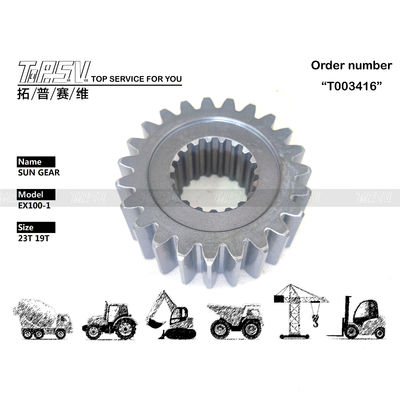 3037606 Black Swing 1Stgae Excavator Sun Gear Untuk EX100 Mesin Penggerak Hidraulik