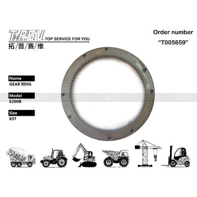 Good price E200B Travel Gearbox Ring Gear 096-4317 untuk Sistem Transmisi Excavator on line