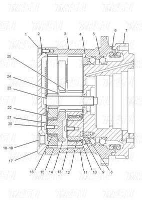 Good price Custom Bolt On Hydraulic Swing Motor Travel Motor Drive Catalog Untuk Sistem Perjalanan Excavator on line