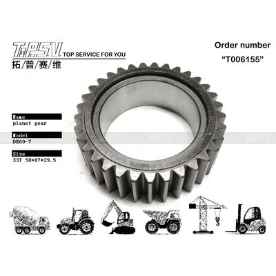 Fungsi Transmisi Daya 1.403-00130 R60-7 Ekskavator Perjalanan Gigi Planet 2 Tahap Dengan Bahan Baja Warna Hitam