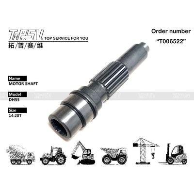 Baja TM07VA Excavator Travel Motor Shaft Presisi tinggi dan minyak gir untuk pemeliharaan yang mudah
