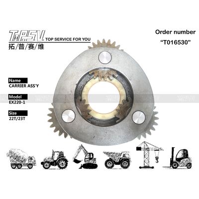 Heavy Duty EX220 Excavator Travel 1 Stage Carrier ASSY dengan Gear Meshing