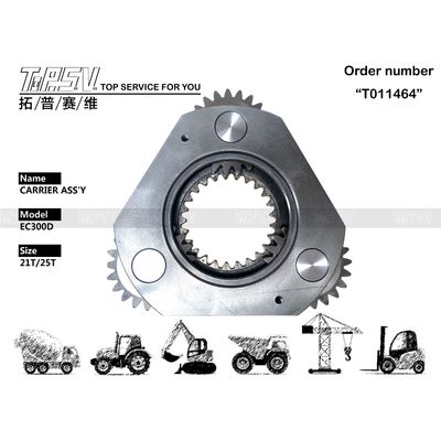 VOE14570931 Produktif tinggi tugas berat EC290C Excavator Travel 1 Stage Carrier ASSY untuk bengkel mesin