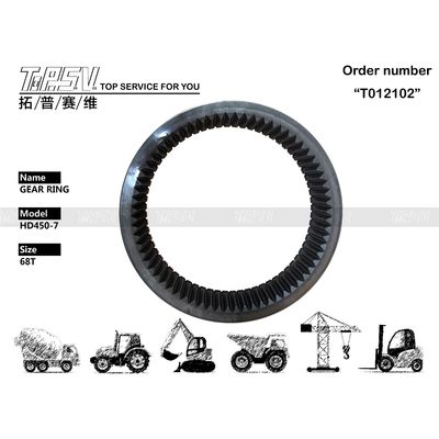 Good price HD450-7 Kotak cincin roda gigi ekskavator dengan instalasi kisi gigi on line