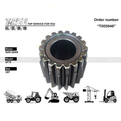 Penggerak Motor Hidrolik SY75 Excavator Travel 2 Tahap Sun Gear untuk Transmisi Tahan Lama Tugas Berat