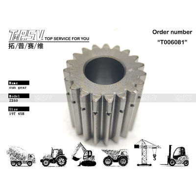0922103 ZX60 Excavator Travel 2 Tahap Sun Gear Mesin Excavator Sun Gear dengan Peredam Planet Warna Hitam