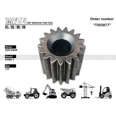 Good price Kekuatan DH60-7 Excavator Perjalanan 2 Tahap Sun Gear Mudah Instalasi on line