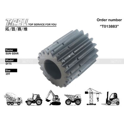 Motor Perjalanan Excavator Untuk SY75 Excavator Perjalanan 2 Tahap Sun Gear untuk Mesin