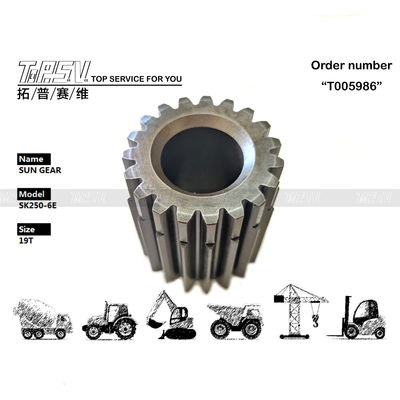 Good price LQ15V00007S089 Presisi Tinggi SK250-6E Excavator Travel 2 Stage Sun Gear untuk Reducer Planetary Jenis di bengkel mesin on line