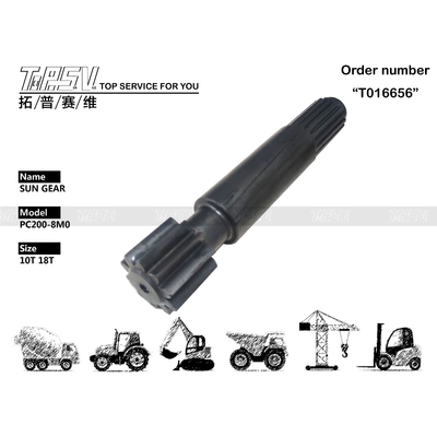 Pemasangan Mudah PC200-8M0 Excavator Travel 1 Stage Sun Gear Box Dibuat dari Baja Tahan Lama untuk Tahan Lama