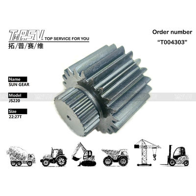 Good price 05/903863 Daya tahan tinggi JS220 Excavator Swing 2 Stage Sun Gear untuk Drive Motor Hidraulik di Mesin Konstruksi on line