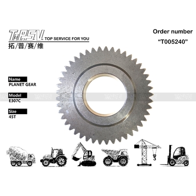 307-4159 Teknik Penempaan dan Perawatan Rendah E307C Excavator Travel 1 Stage Planet Reducer Gear Parts untuk Performa