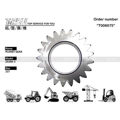 3082155 Mesin Konstruksi ZX200 Excavator Travel 2 Stage Planetary Gear with Reduced Rotary Gear Efficiency and Performance