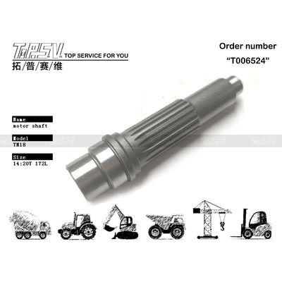 Good price Kemasan tas yang nyaman untuk pengangkutan pompa hidrolik TM18 Excavator Travel Motor Shaft on line