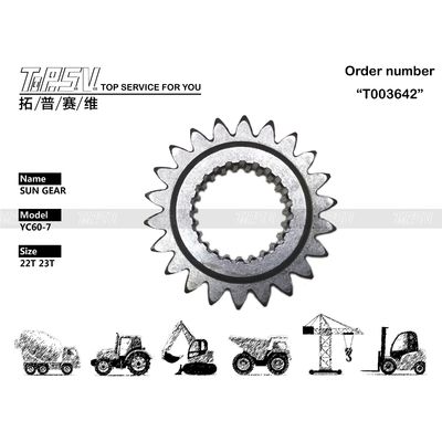 Good price Kotak Gigi Ayun Excavator YC60-7 Dealed Bag 1 Tahap Sun Gear Komponen Tahan Lama yang Dirancang untuk Excavator Tugas Berat dan Mesin Konstruksi on line