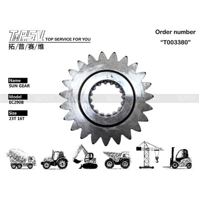 Good price VOE14547279 Baja Putaran Ekskavator EC290B Baja 1 Tahap Sun Gear untuk Pemasangan Mudah dalam Sistem Transmisi Ekskavator Pemasangan Halus on line