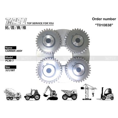 FUGHC-31-1262 Penggerak Motor Hidraulik Tugas Berat PC30-7 Excavator Travel 2 Stage Carrier ASSY dan Peralatan Penggalian tahan lama Dibangun untuk memenuhi permintaan pekerjaan konstruksi berat