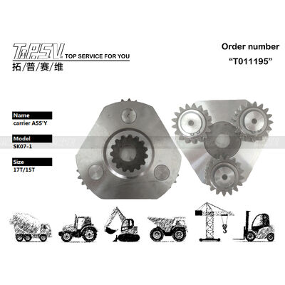 Good price SK07-1 Suku Cadang ASSY Carrier Swing Excavator 1 Tahap Untuk Suku Cadang Excavator Swing Drive on line