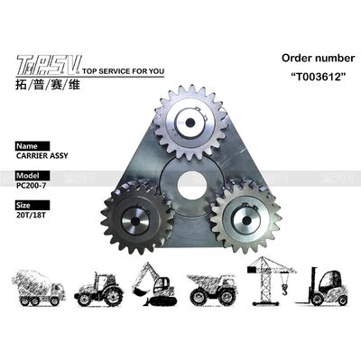 PC200-7 Excavator Swing 1 Stage Carrier ASSY Untuk Peralatan Penggalian