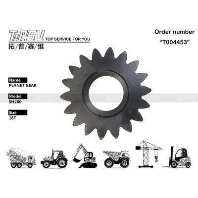 KRC0150 Low Noise Level Round SH200A1 Excavator Swing 2 Stage Planetary Gear Untuk Penggantian Pasca Pasar
