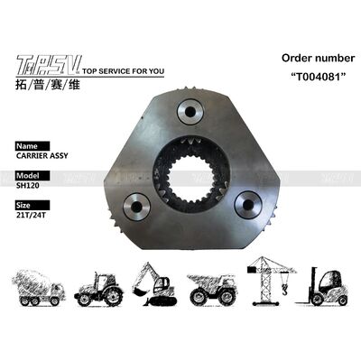 Suku Cadang ASSY Carrier Ayun Excavator SH120 2 Tahap Untuk Suku Cadang Excavator Penggerak Ayun