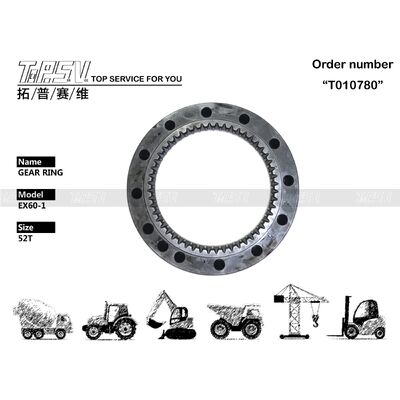 Good price 2024077 Swing 2 Stage Gearbox Ring Gear Presisi Tinggi Untuk Ekskavator HITACHI EX60-1 on line