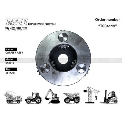 Suku Cadang ASSY Carrier 2 Tahap Ayun Excavator EX60-1 Untuk Suku Cadang Excavator Swing Drive